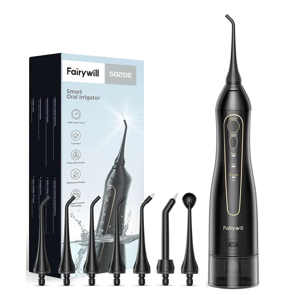 Water Flossers for Teeth 300ML Oral Irrigator Rechargeable 