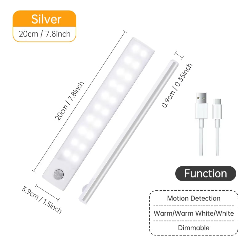Motion Sensor Light Wireless LED 