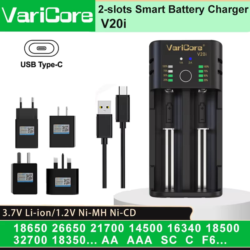 Intelligent Battery Charger Portable