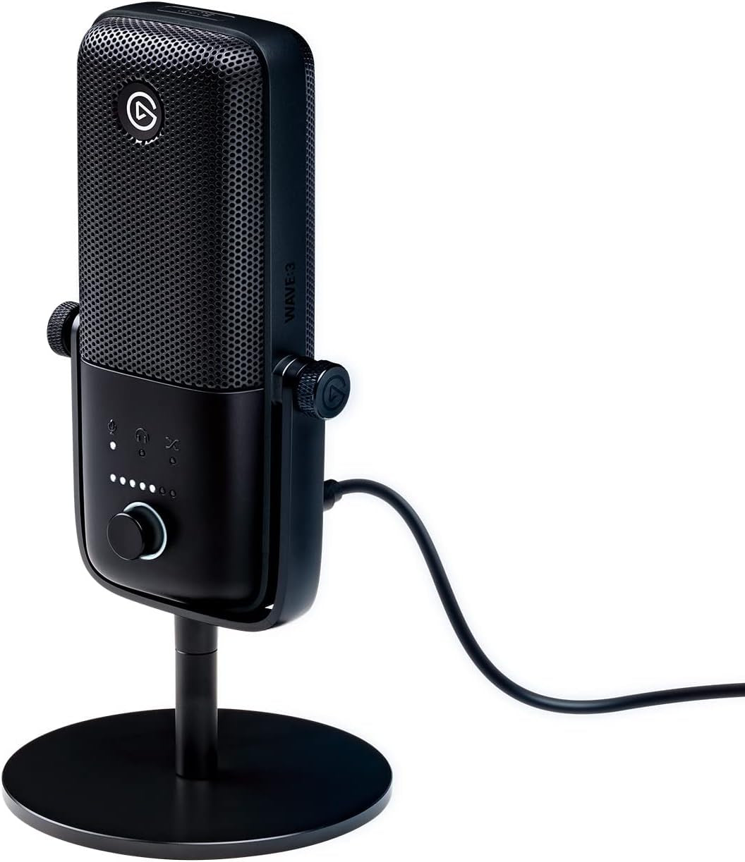 microphone Condenser Premium Studio Quality USB  for Streaming, Podcast, Gaming and Home Office, Free Mixer Software, Sound Effect Plugins, Anti-Distortion, Plug ’N Play, for Mac, PC
