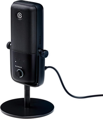 microphone Condenser Premium Studio Quality USB  for Streaming, Podcast, Gaming and Home Office, Free Mixer Software, Sound Effect Plugins, Anti-Distortion, Plug ’N Play, for Mac, PC