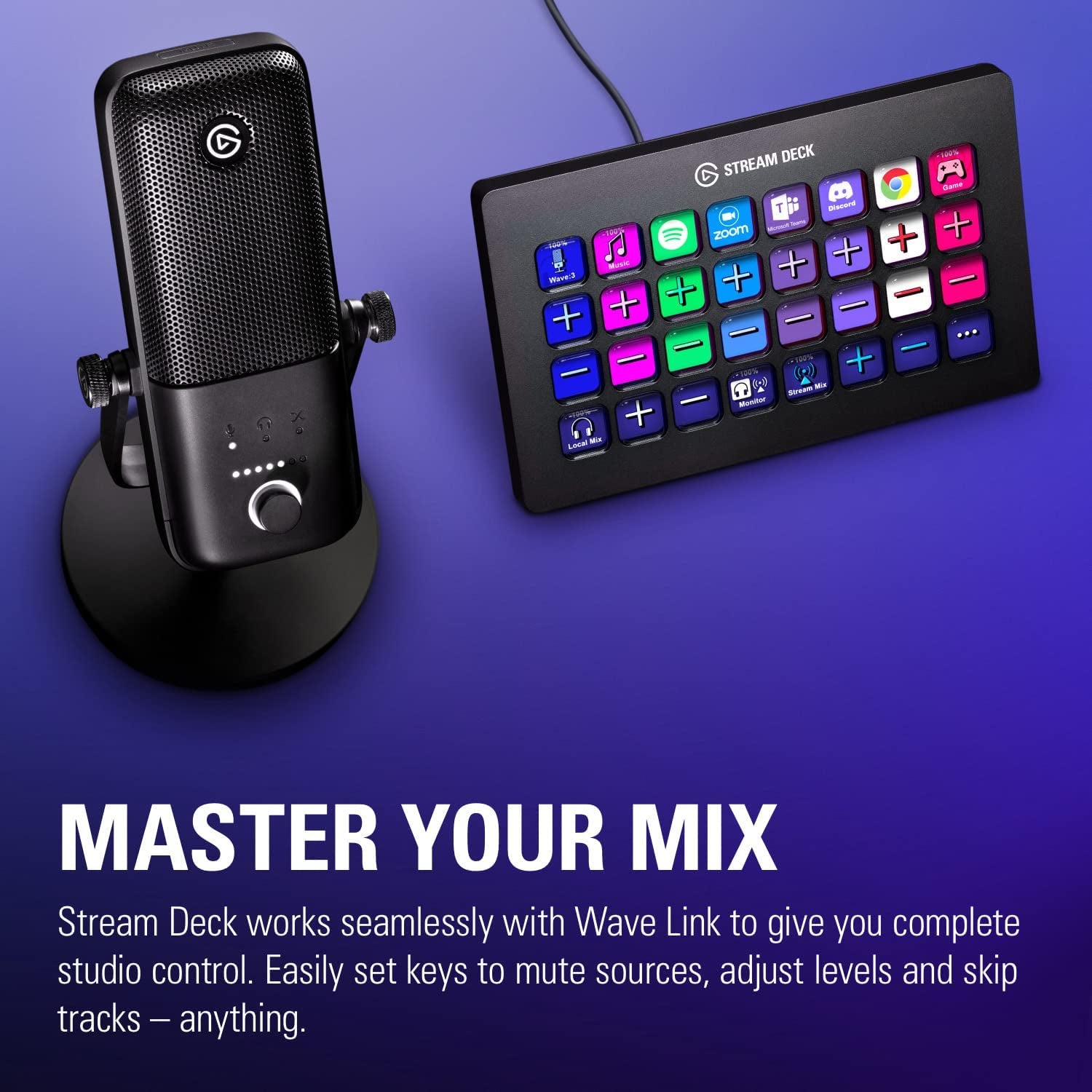 microphone Condenser Premium Studio Quality USB  for Streaming, Podcast, Gaming and Home Office, Free Mixer Software, Sound Effect Plugins, Anti-Distortion, Plug ’N Play, for Mac, PC