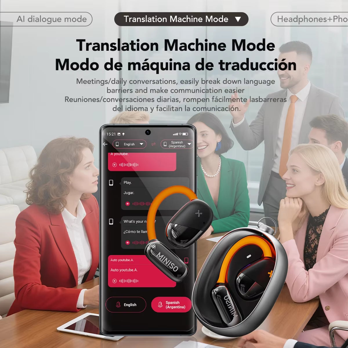 AI Translator Earphone 
