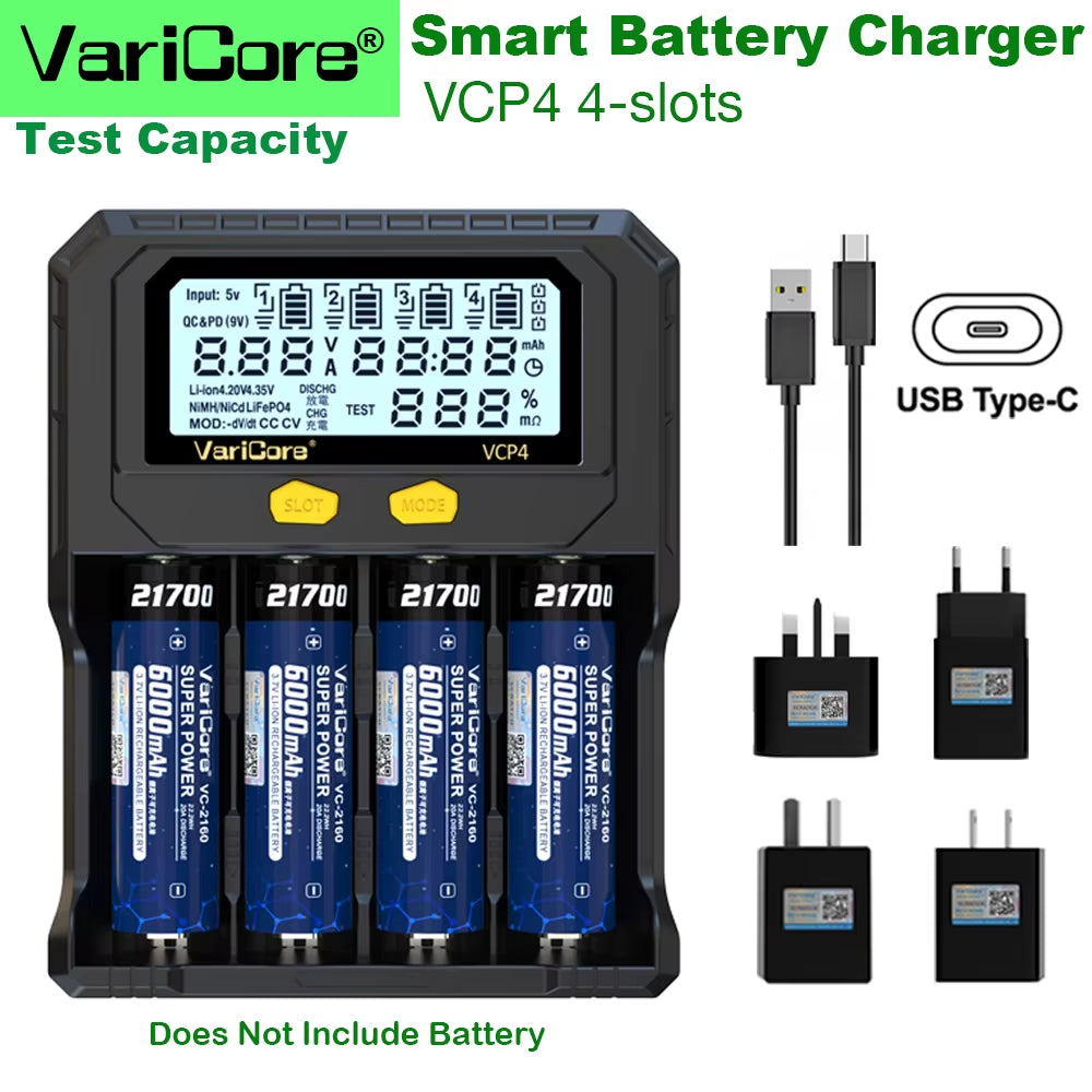 Intelligent Battery Charger Portable