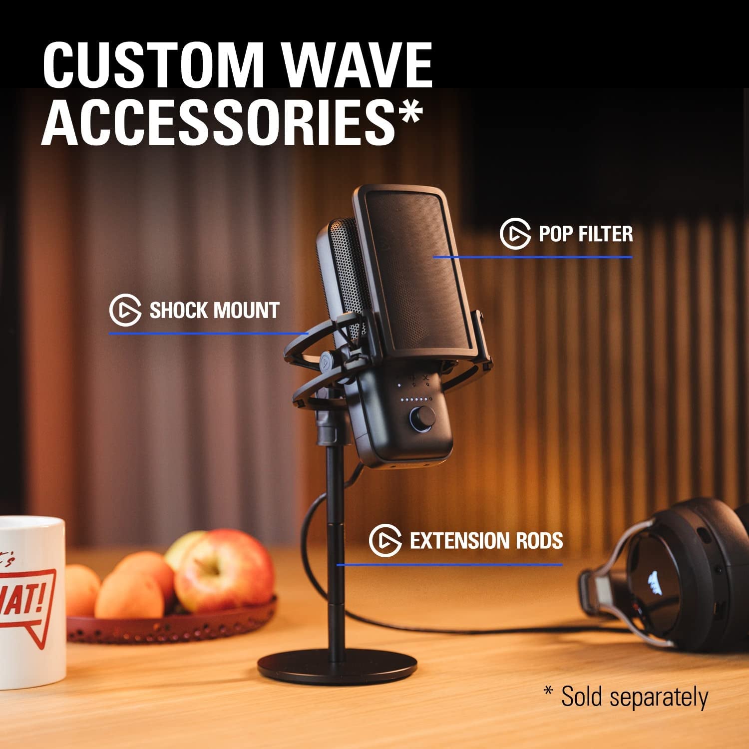 microphone Condenser Premium Studio Quality USB  for Streaming, Podcast, Gaming and Home Office, Free Mixer Software, Sound Effect Plugins, Anti-Distortion, Plug ’N Play, for Mac, PC