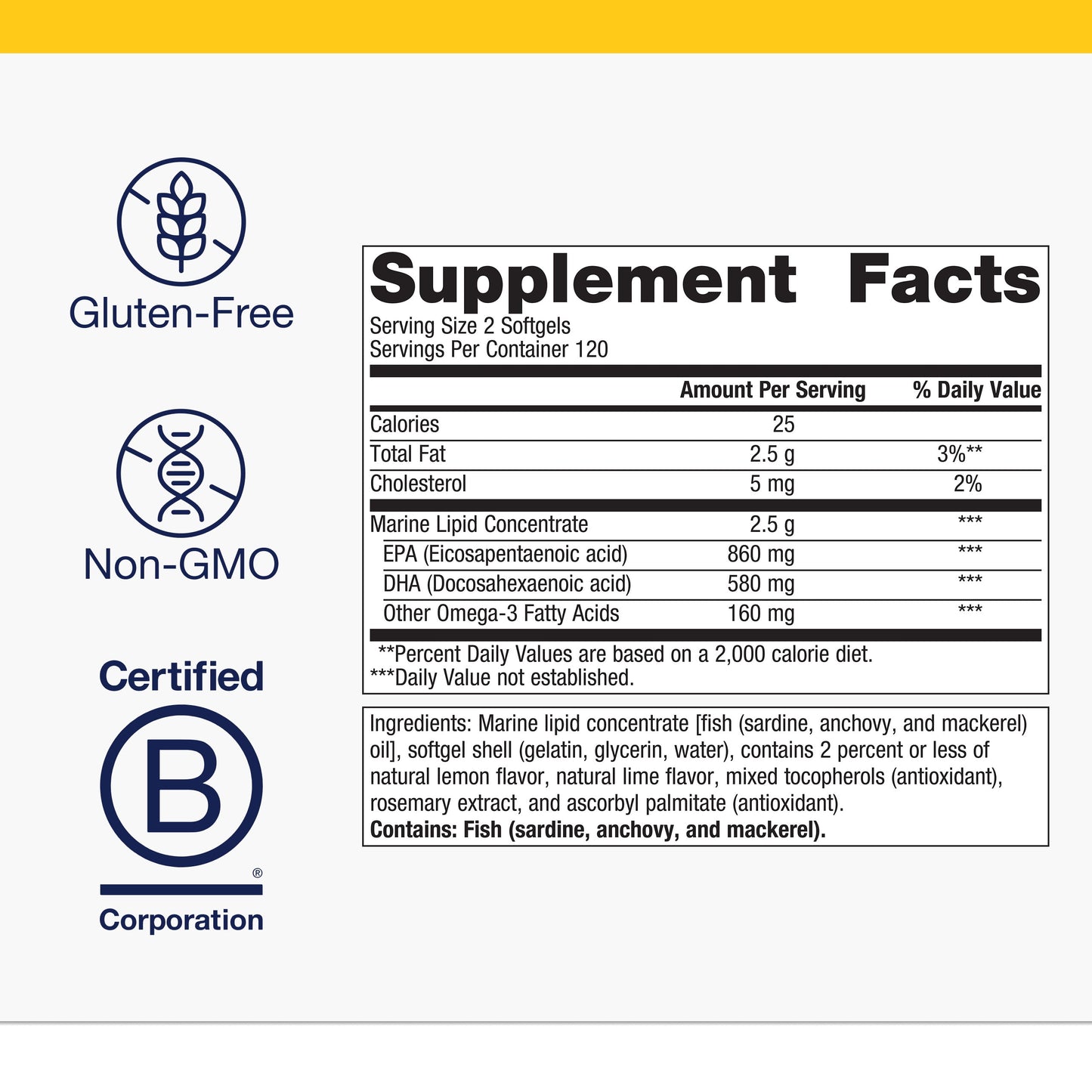 Omegagenics Fish Omega-3 Supplement