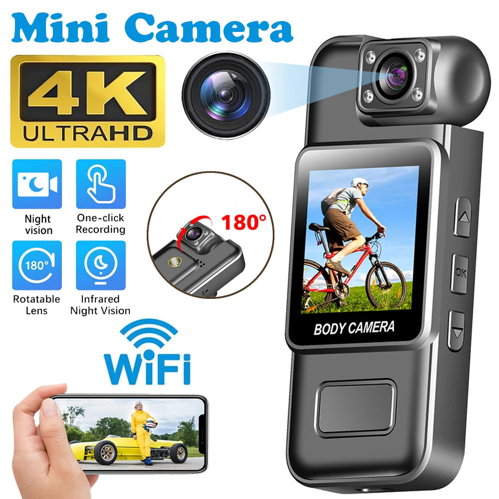 Ultra HD 4K Wifi Mini Camera Portable 