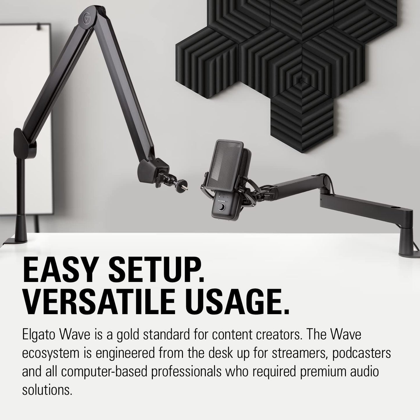 microphone Condenser Premium Studio Quality USB  for Streaming, Podcast, Gaming and Home Office, Free Mixer Software, Sound Effect Plugins, Anti-Distortion, Plug ’N Play, for Mac, PC