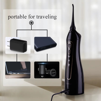 Water Flossers for Teeth 300ML Oral Irrigator Rechargeable 